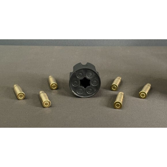 Bullet Whiskey Stones Revolver Gold Ice Cubes Spirits Cocktail Chilling Bar - Picture 5 of 9